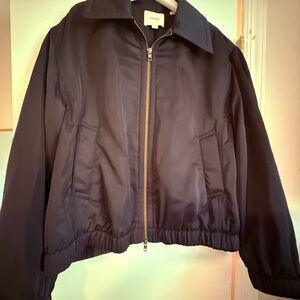 Vince Midnight Blue Bomber Jacket